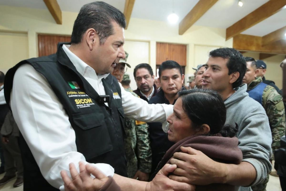 Puebla respondió ante la emergencia en la Sierra Norte