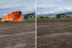 Avioneta se desplomó en Venezuela tras despegar