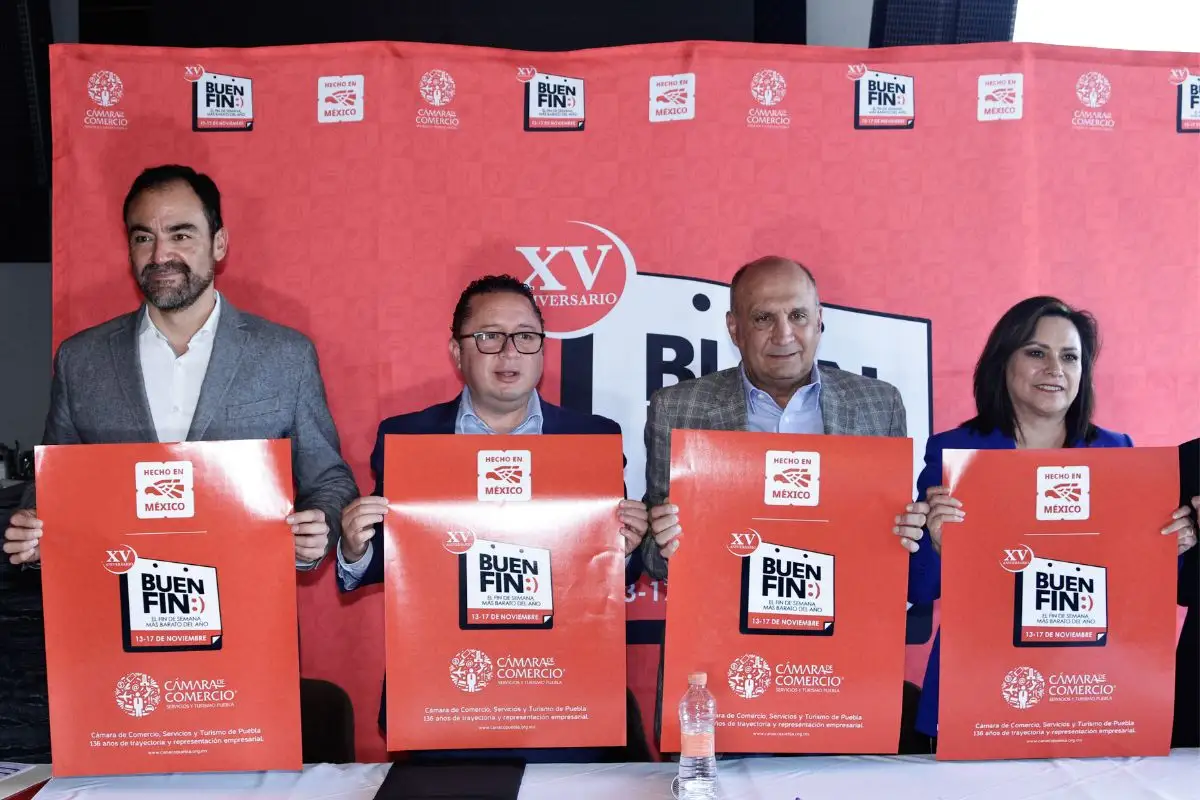 Del 13 al 17 de noviembre se llevará a cabo el Buen Fin en Puebla: dejará derrama de 5.8 mil mdp 2 Buen Fin 2025 en Puebla dejará derrama de 5.8 mdp