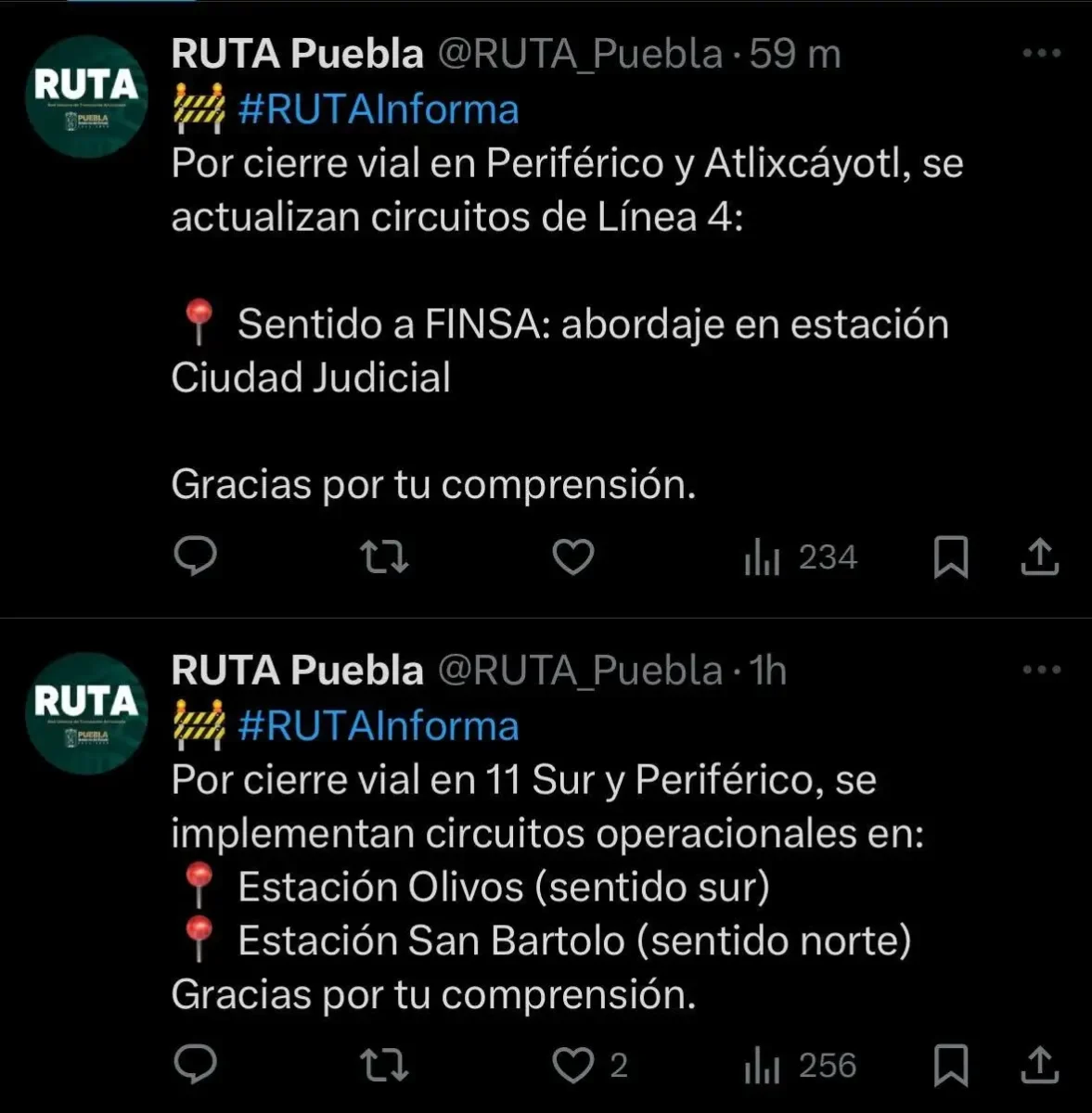 Caos en el Periférico de Puebla y 11 Sur