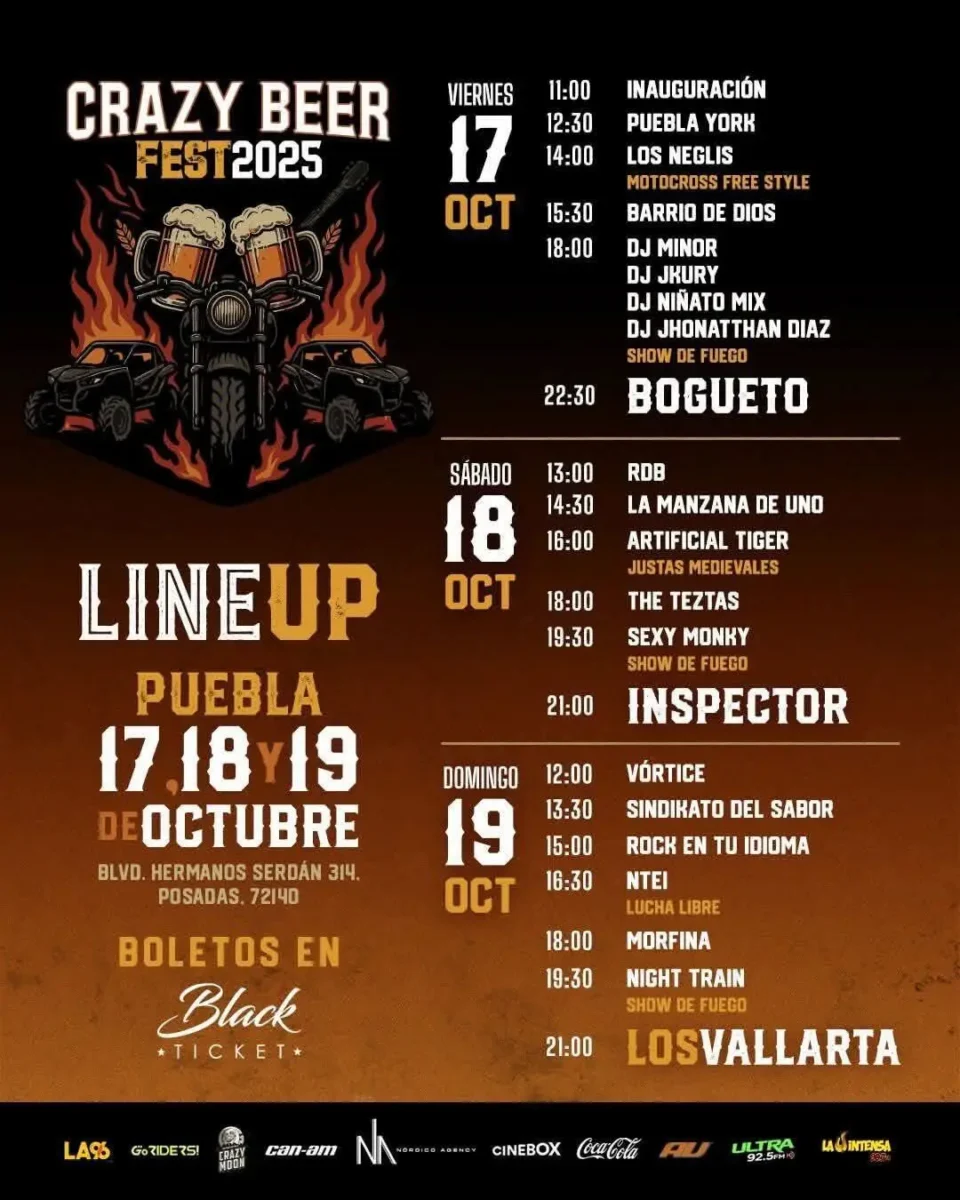 ¿Sin plan para el fin de semana? Lánzate al Crazy Beer Fest 2025