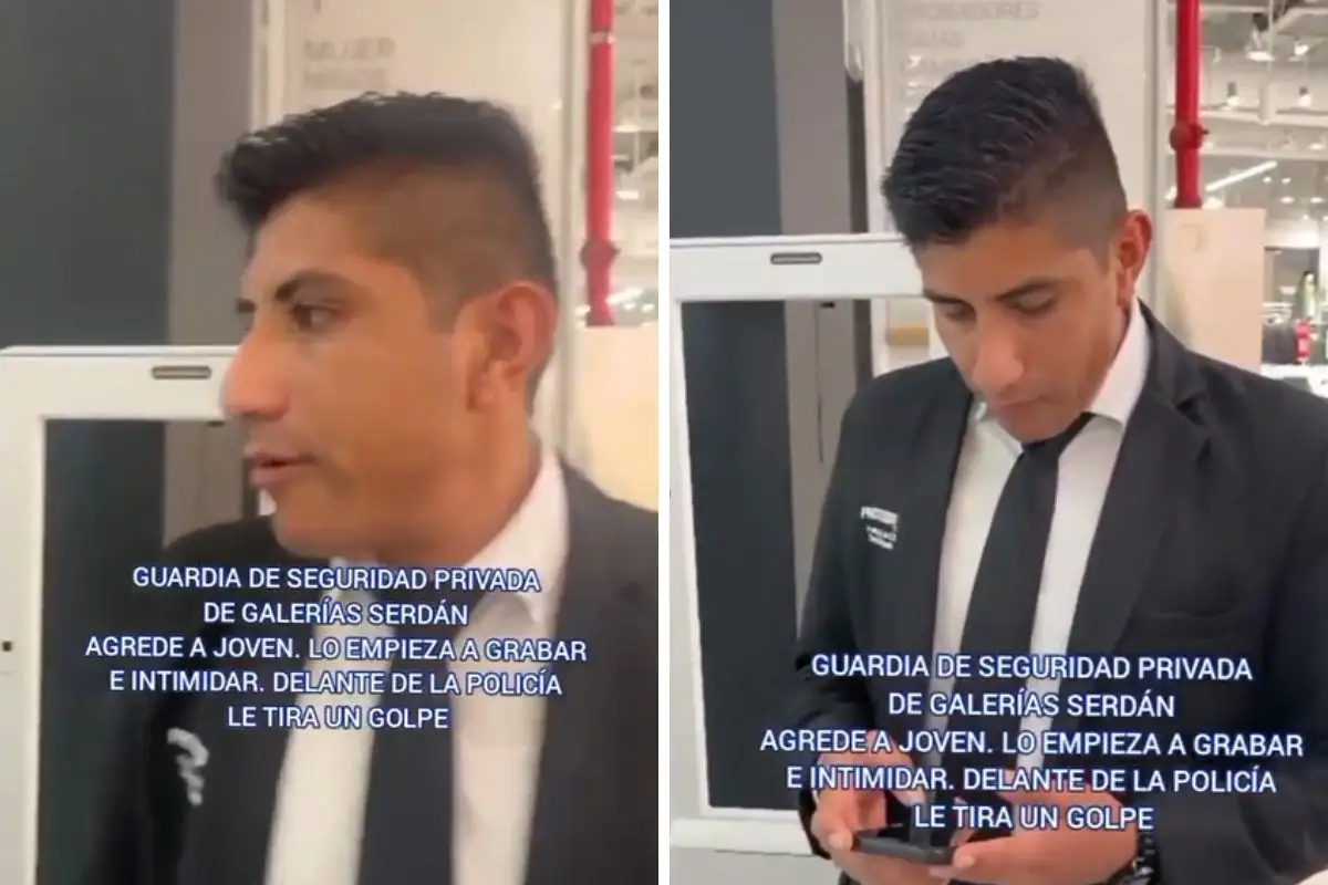 (VIDEOS) Guardia de seguridad de Galerías Serdán agrede a jóvenes 4 Guardia de seguridad de Galerías Serdán agrede a jóvenes