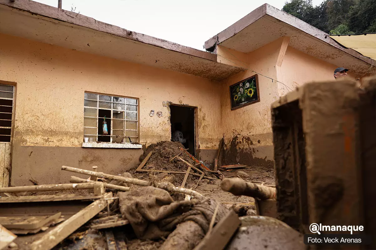 desoladoras imágenes en Huachinango