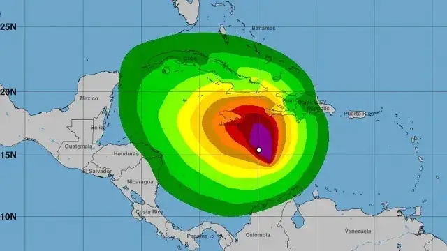 Melissa se convierte en huracán y se dirige hacia Jamaica y Cuba 2 huracán Melissa