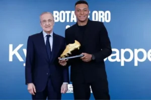 Kylian Mbappé ganó la Bota de Oro por sus 31 anotaciones