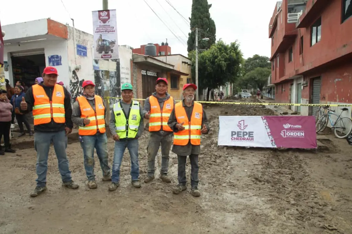Arranca Pepe Chedraui trabajos de pavimentación en la colonia San José Los Cerritos