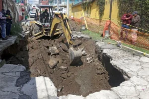 En la Romero Vargas están los socavones más grandes de Puebla