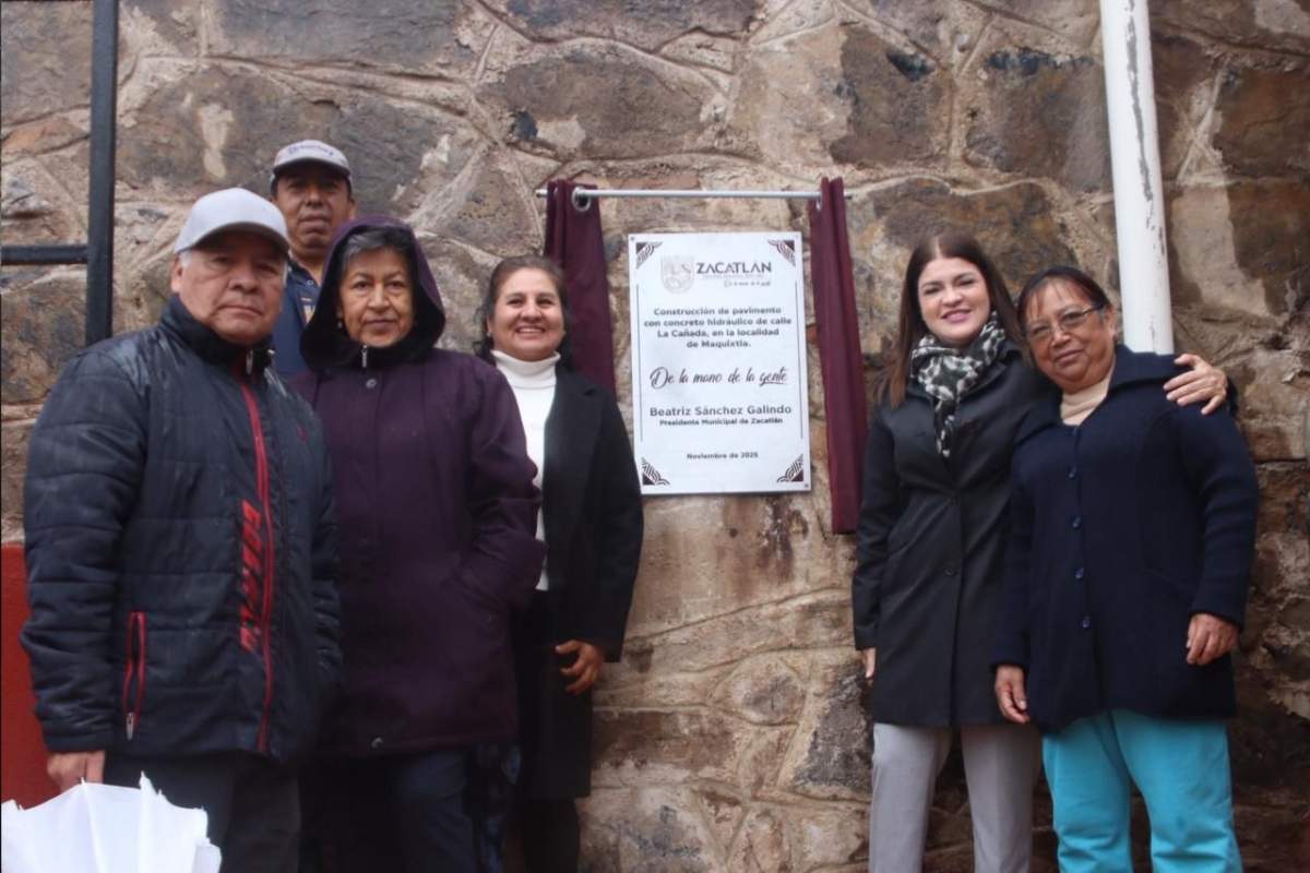 Calle “La Cañada” transformará la vida de vecinas y vecinos de Maquixtla