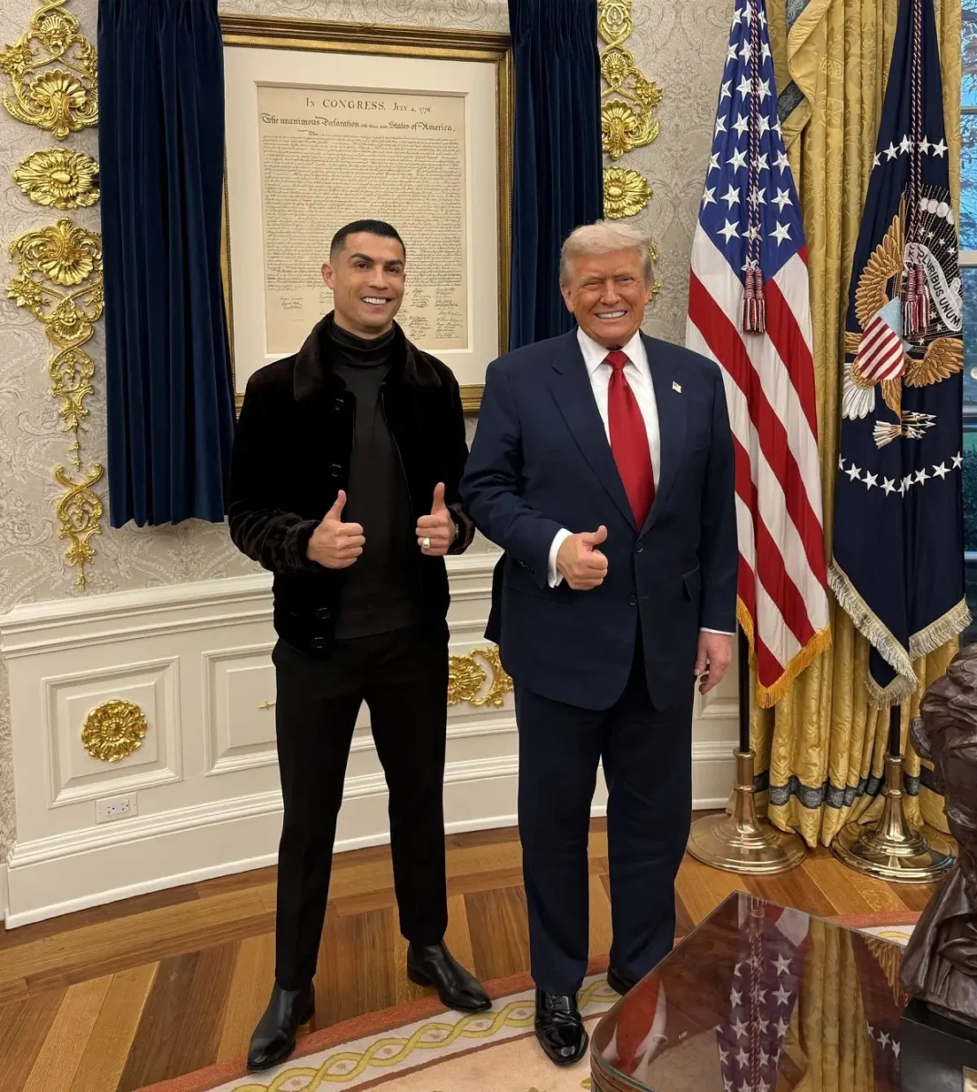 Cristiano Ronaldo visita a Donald Trump para una cena de gala