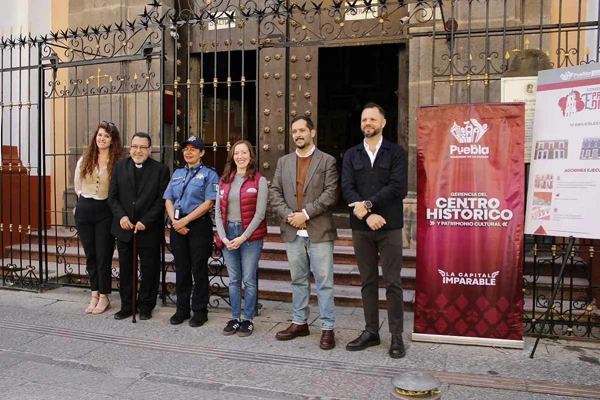 Gobierno de la Ciudad brinda mantenimiento integral a templos e inmuebles del Centro Histórico