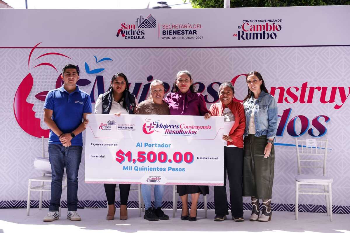 En San Andrés Cholula mujeres avanzan con capacitaciones y apoyos económicos