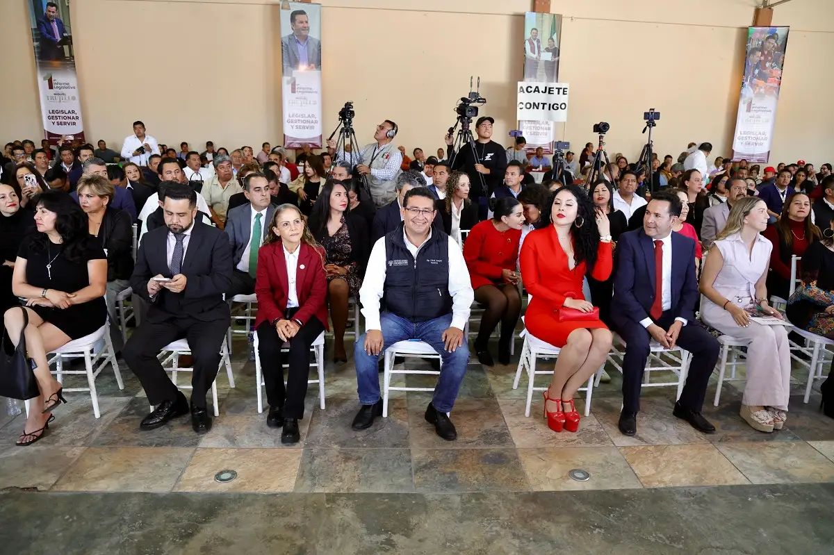 Que nadie se quede atrás es una convicción en mi trabajo: Miguel Trujillo en Primer Informe de Actividades Legislativas 