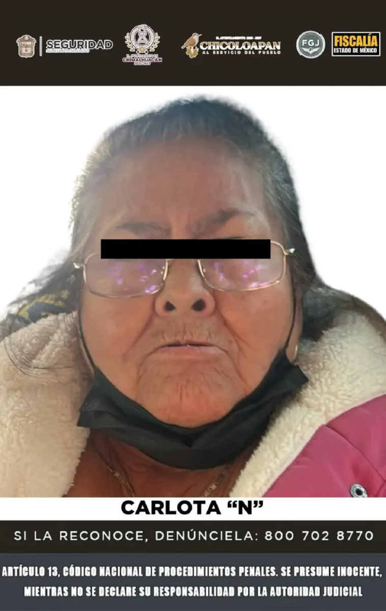 Rechazan prisión domiciliaria para doña Carlota Alfaro