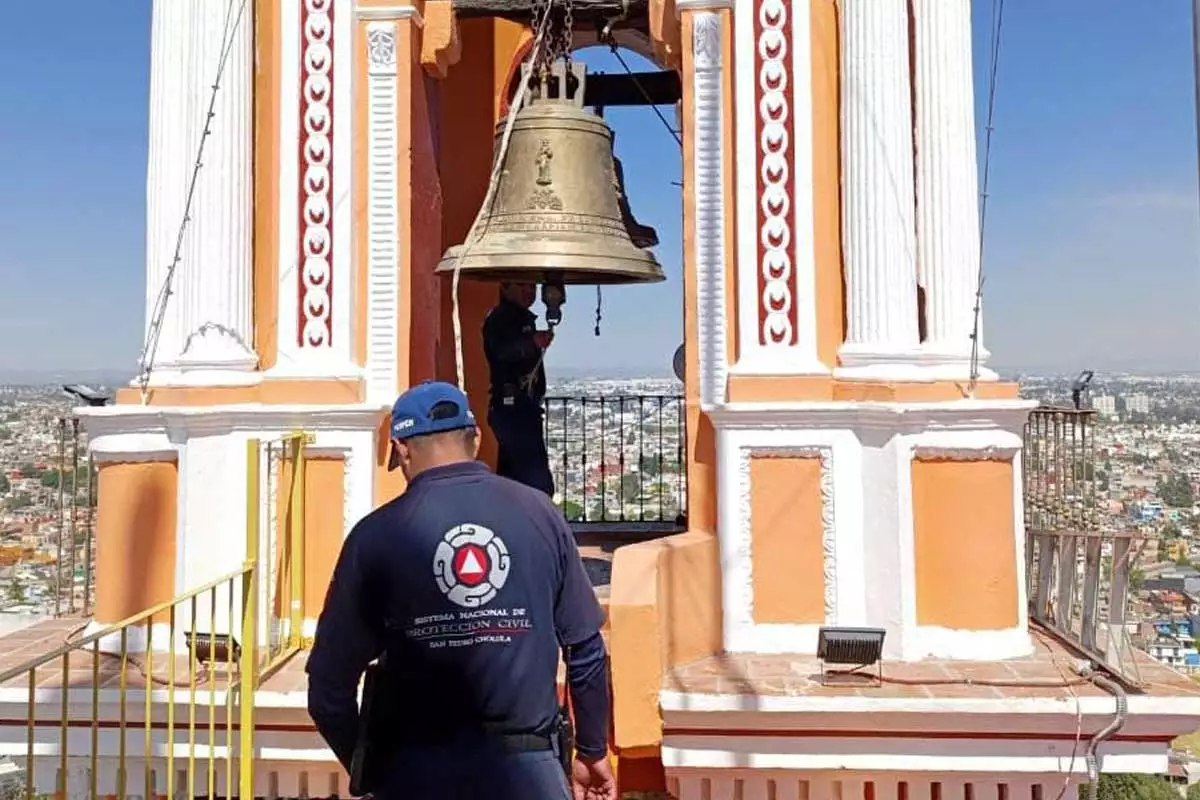 San Pedro Cholula fortalece acciones preventivas previo al Concierto de Campanas del Vaniloquio 2025 2