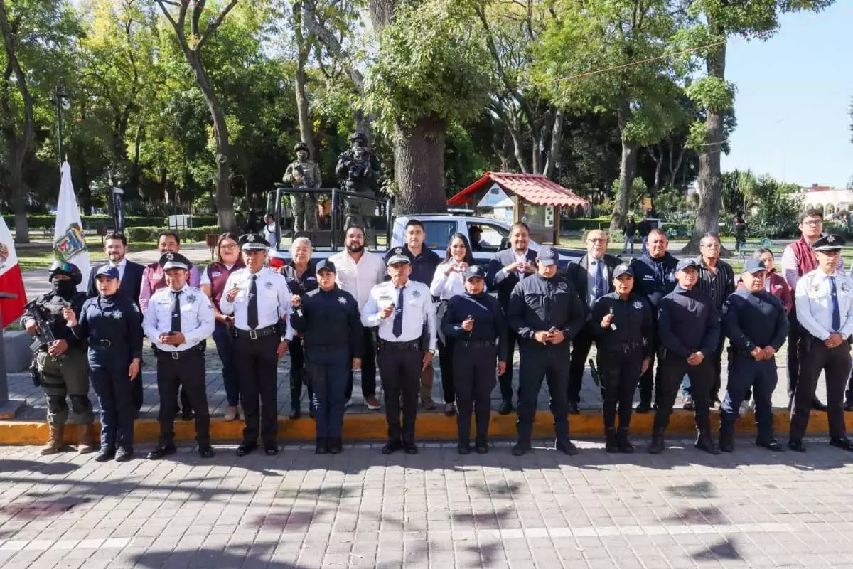 Tonantzin Fernandez refuerza la seguridad en San Pedro Cholula con nuevas patrullas 1