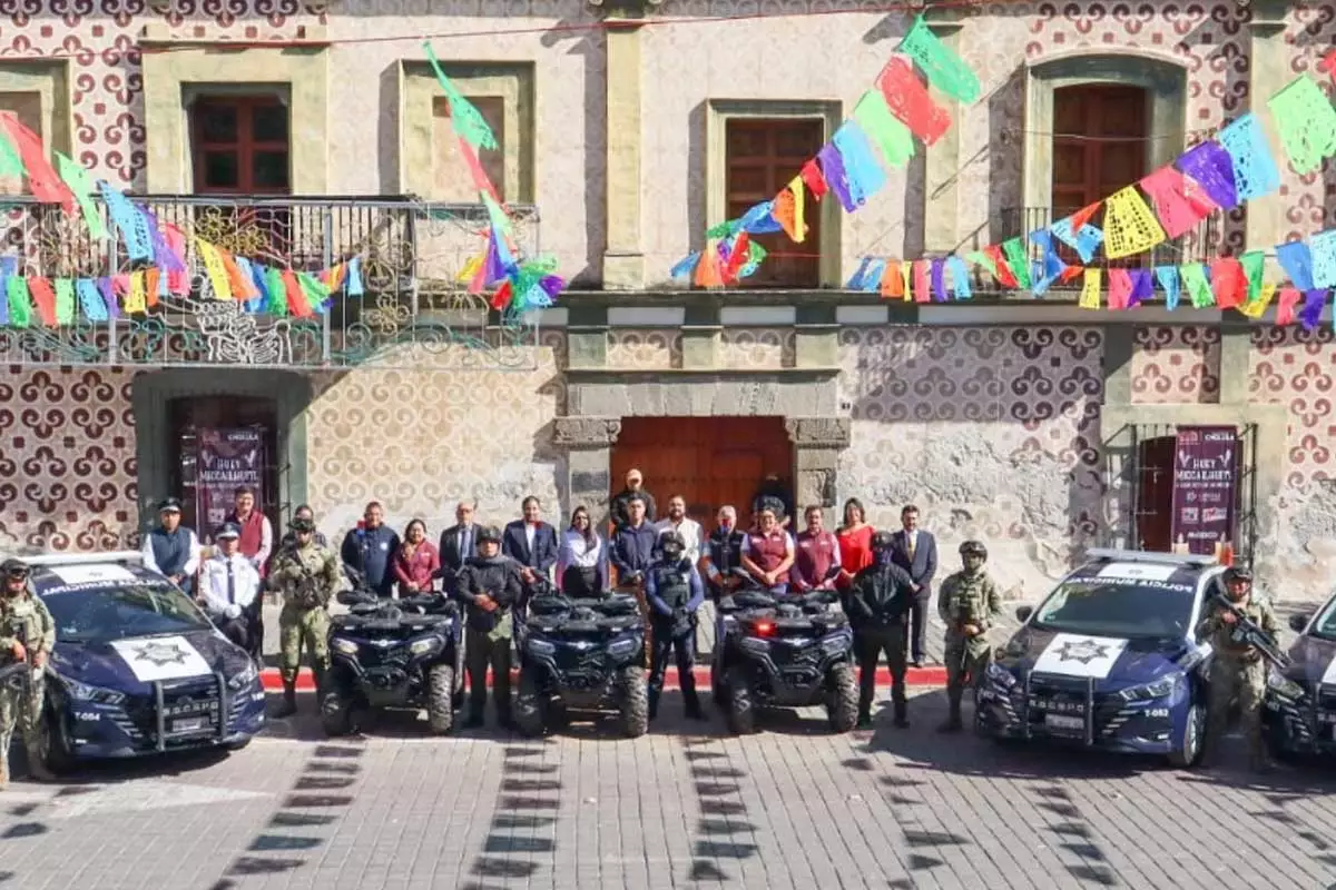 Tonantzin Fernandez refuerza la seguridad en San Pedro Cholula con nuevas patrullas 4