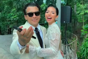 Ángela Aguilar anunció boda con Nodal