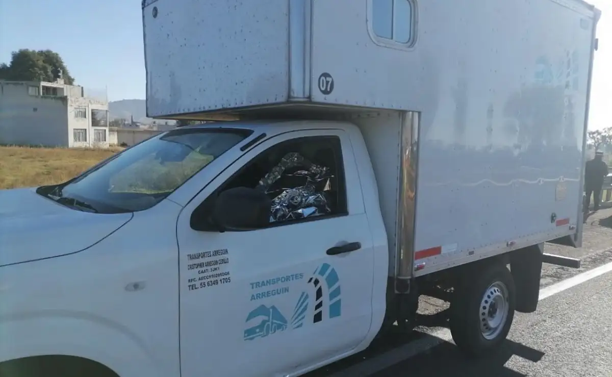 balearon a conductor en la México-Puebla