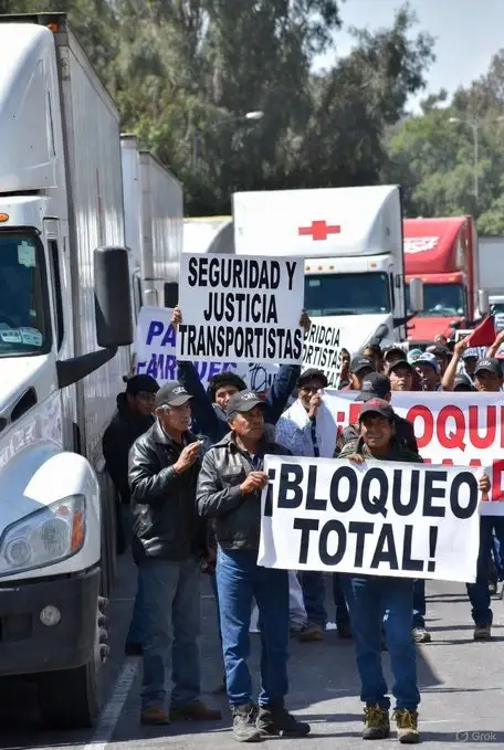 Continúa el bloqueo del Arco Norte hoy 25 de noviembre