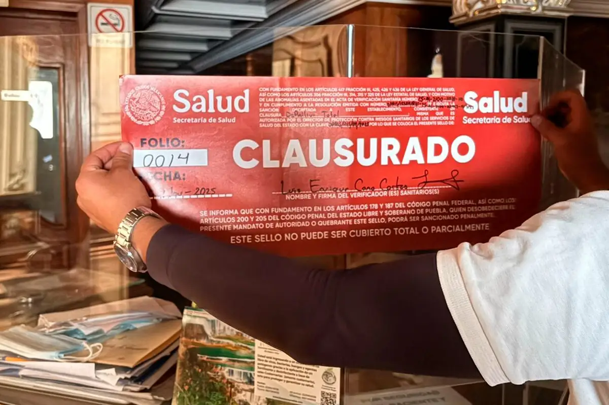 Clausuran definitivamente clínica WM6 en Puebla