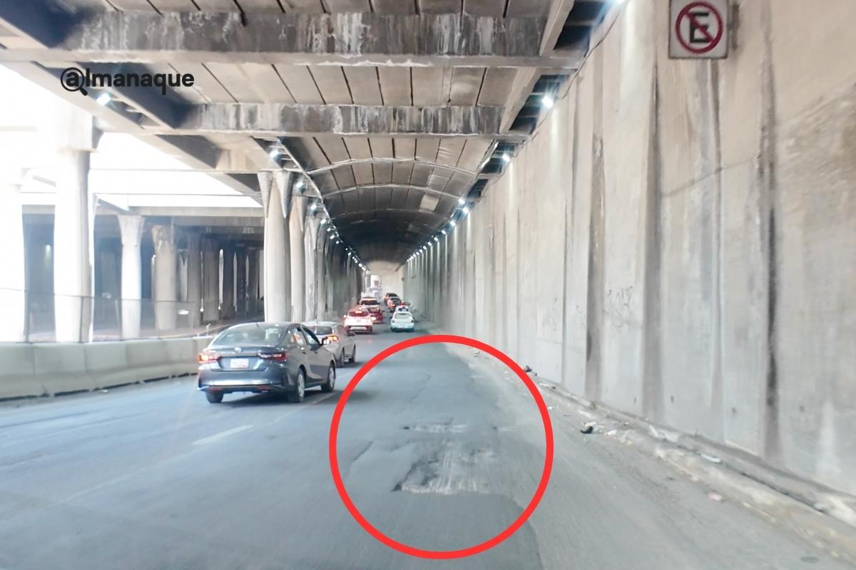 Los daños del distribuidor Juárez-Serdán: así luce la vialidad  