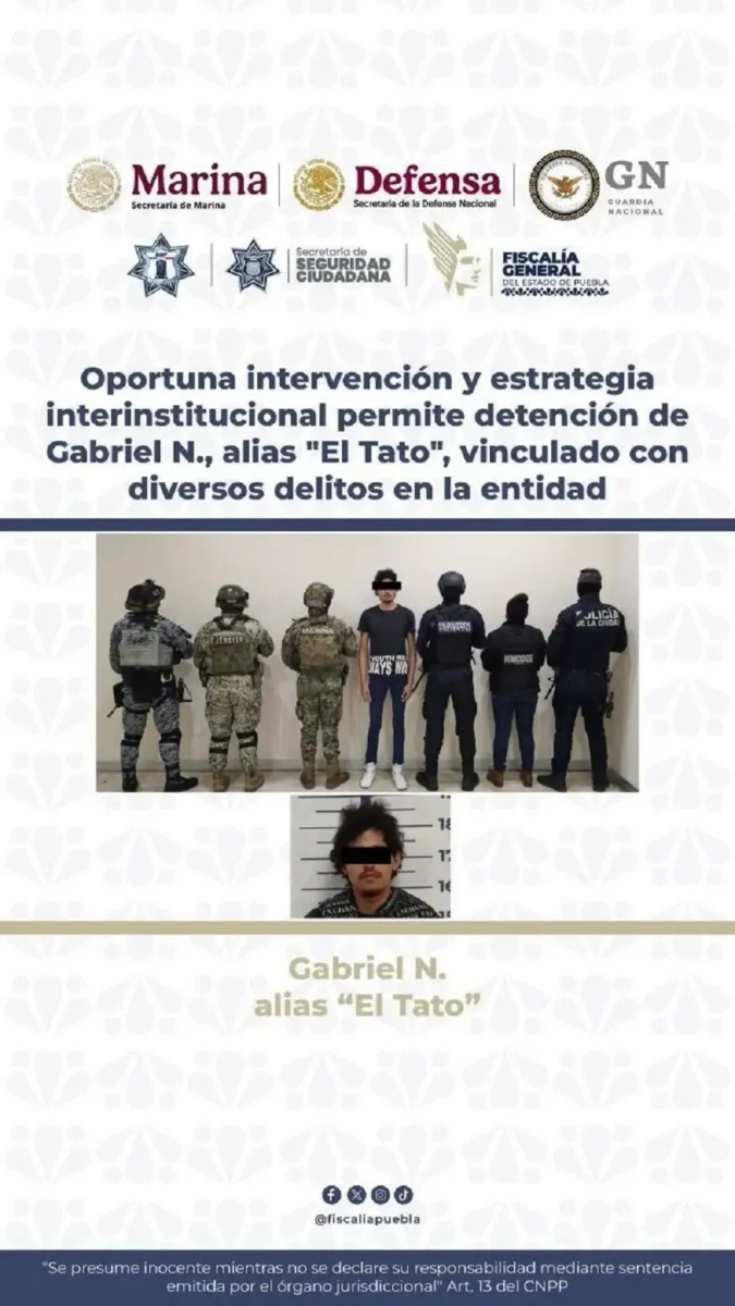 Él es “El Tato”, responsable del ataque al bar Lacoss; ya está detenido