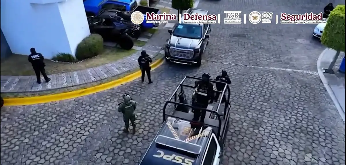 Detienen a 15 durante operativos de la Marina en Puebla