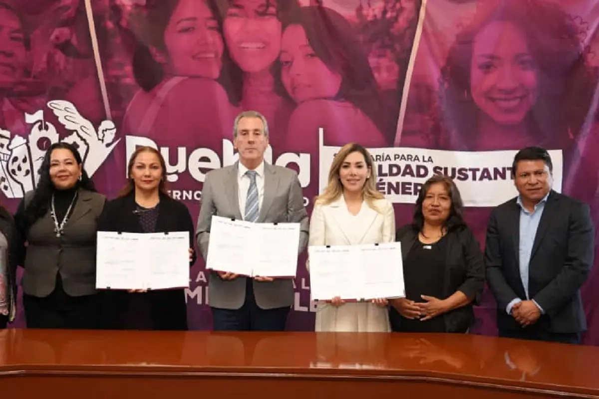 Firma Pepe Chedraui convenio para fortalecer atención a mujeres de Puebla capital