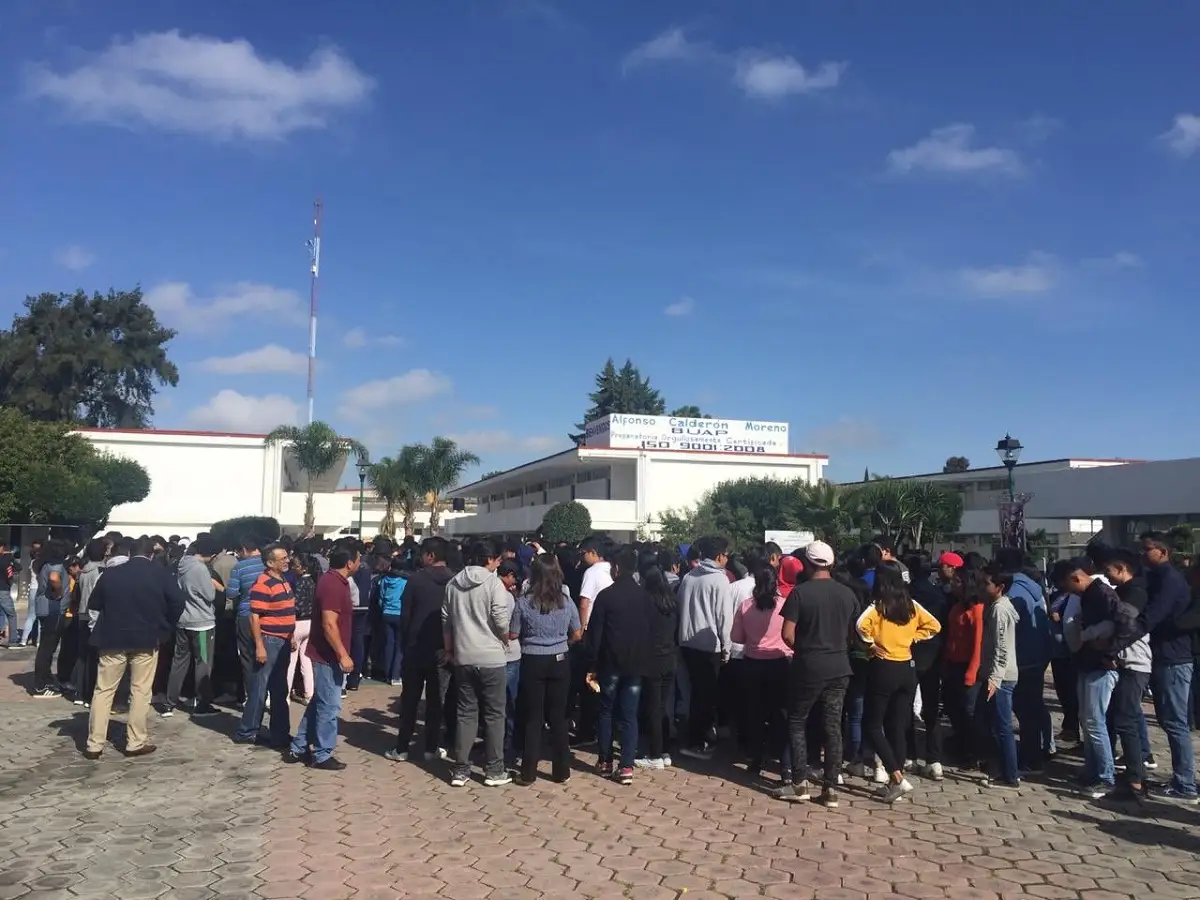 Prepa Calderón de BUAP reanudará actividades el lunes tras paro