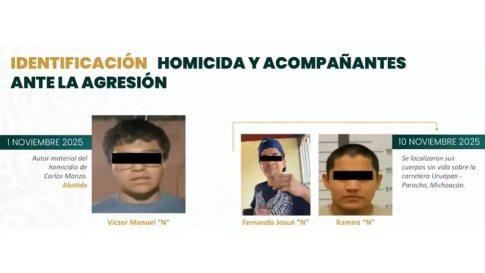 Detienen al reclutador de jóvenes que mataron a Carlos Manzo