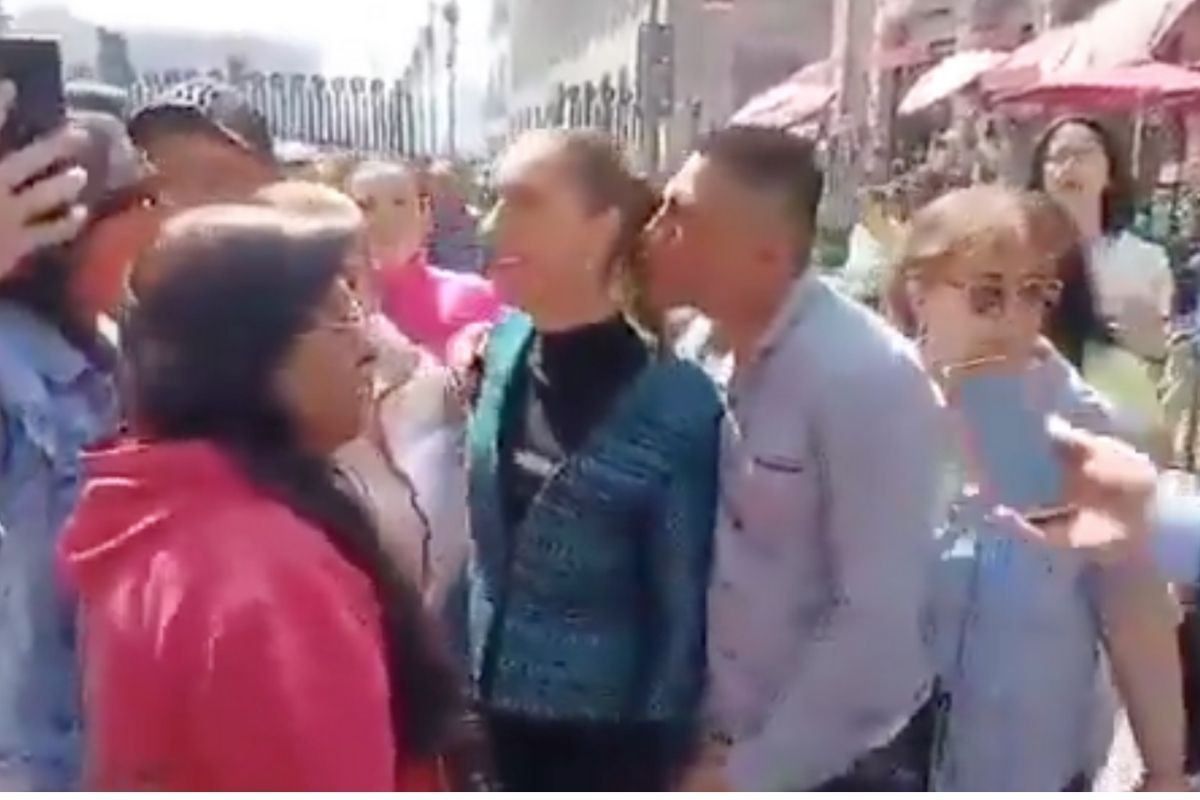 sujeto que acosó y tocó a Claudia Sheinbaum