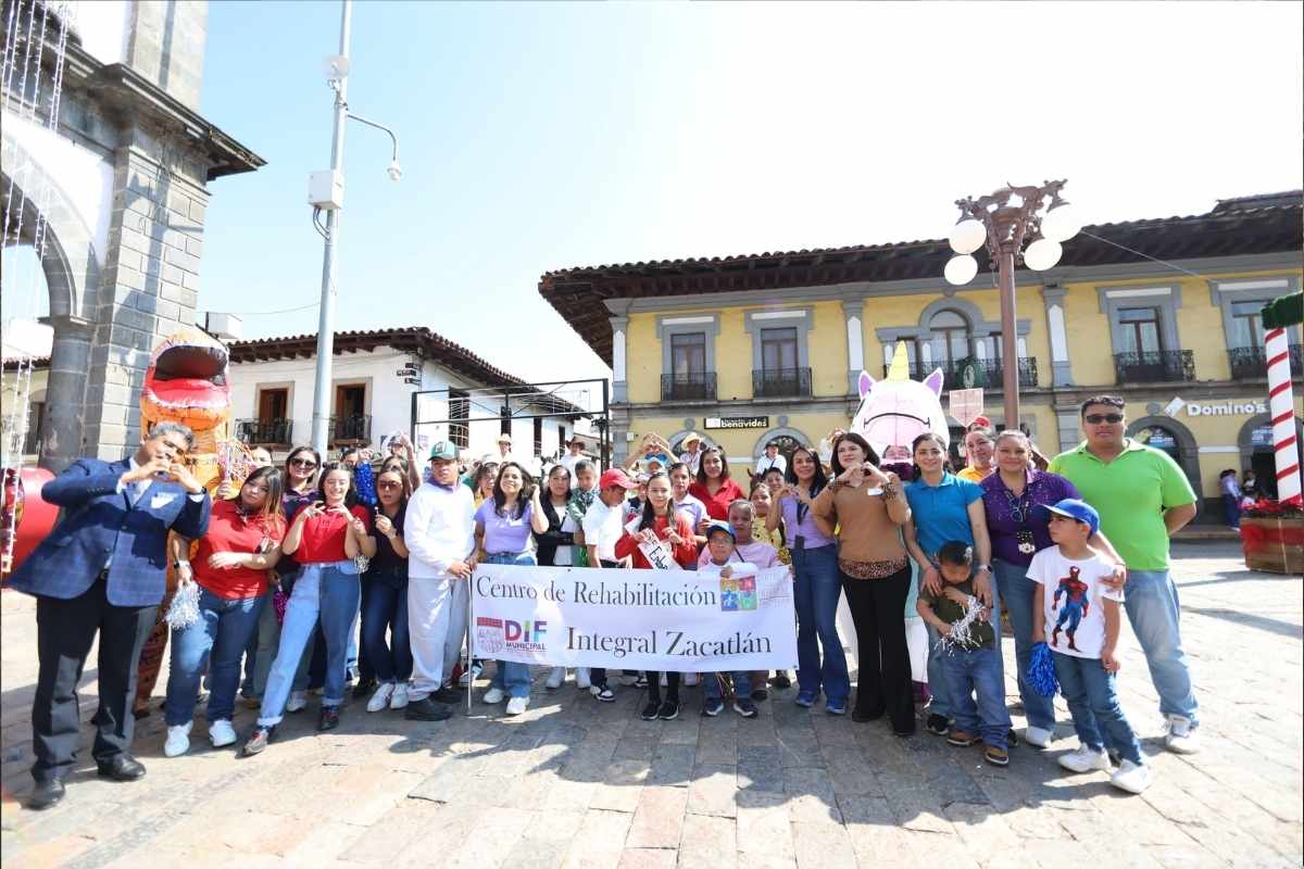 Así se vivió el desfile del Día Internacional de Personas con Discapacidad en Zacatlán