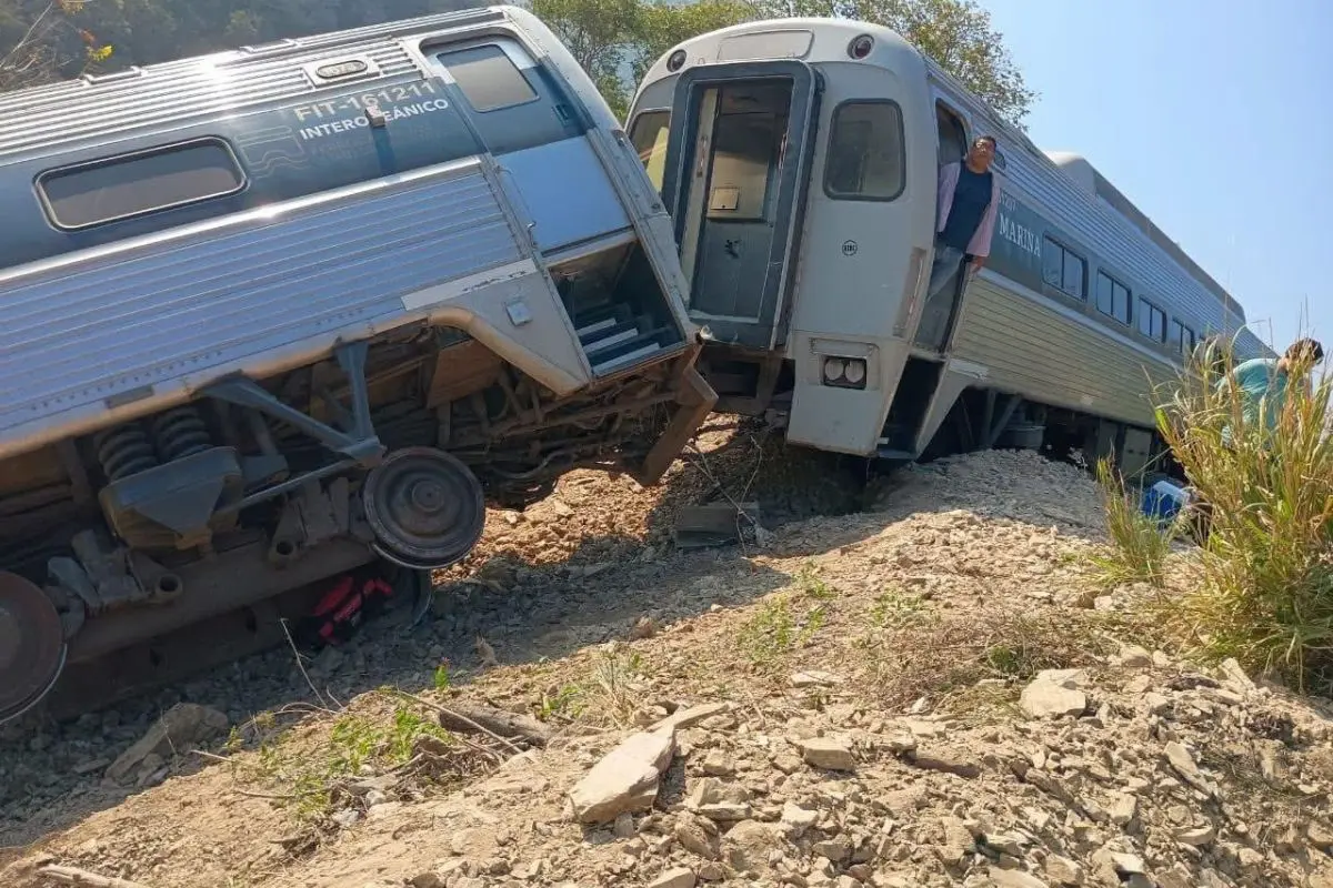 Descarrilamiento del Tren Interoceánico en Oaxaca