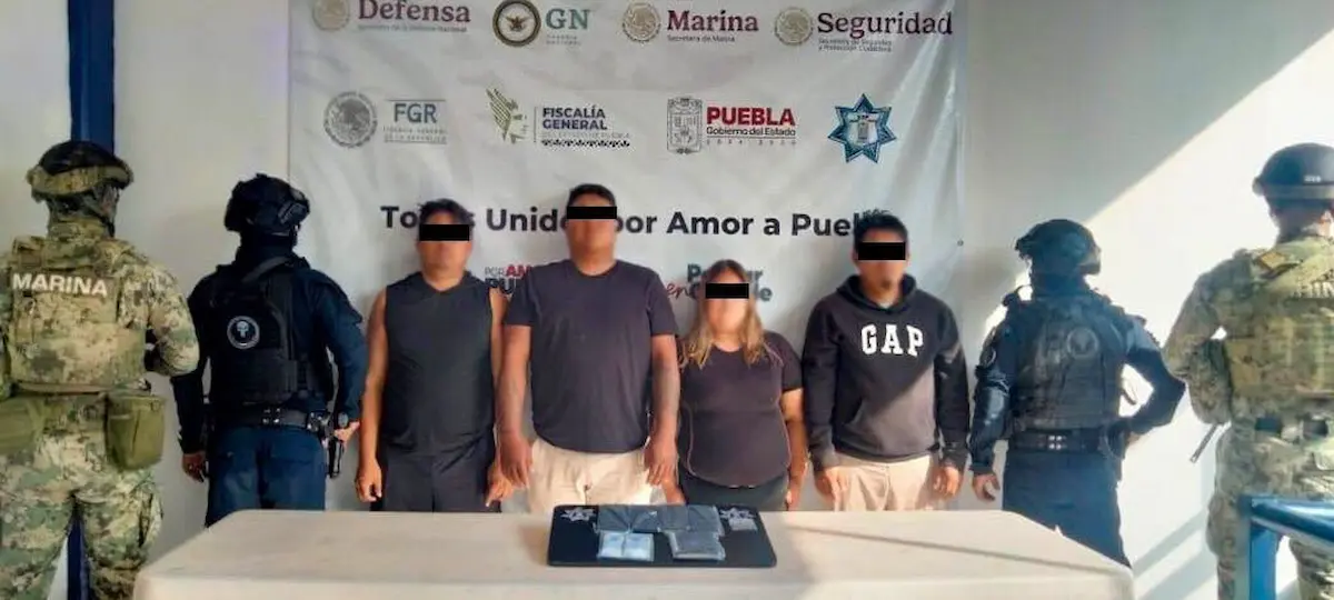 Detienen fuerzas de seguridad a cuatro extorsionadores de comerciantes
