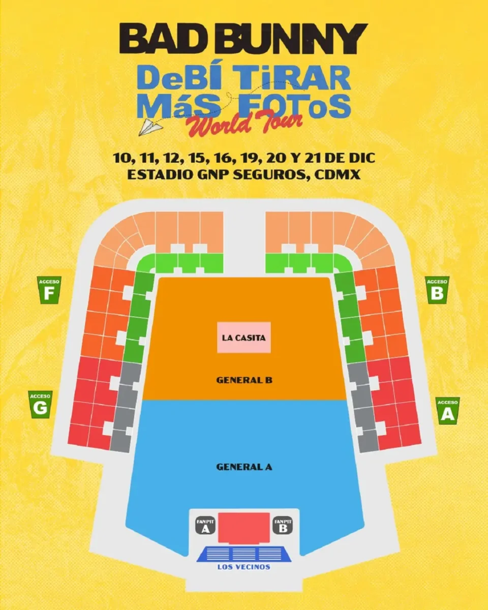 Habilitan nuevos boletos para los conciertos de Bad Bunny en México