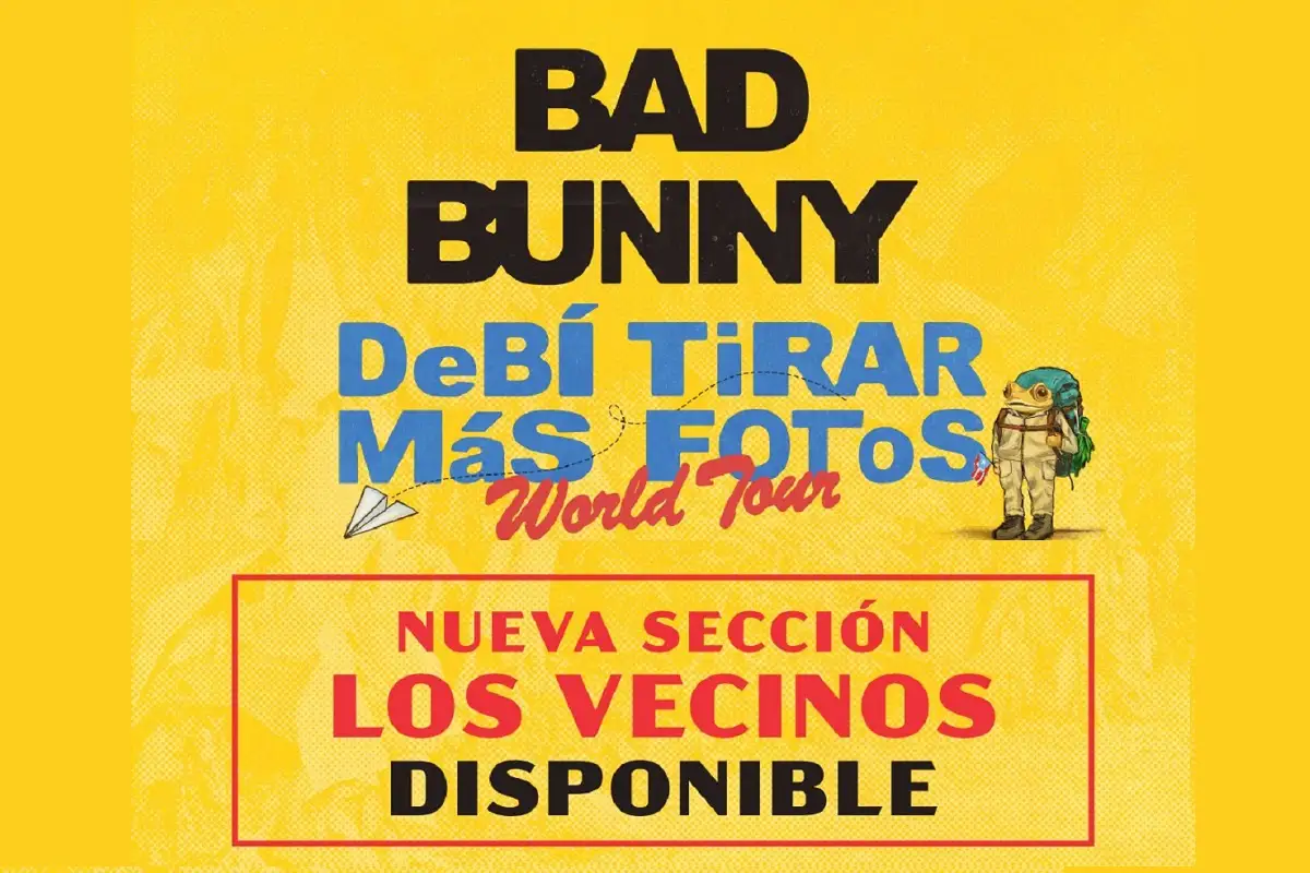 Habilitan nuevos boletos para los conciertos de Bad Bunny en México