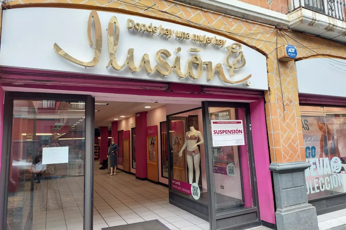 Profeco clausura tienda Ilusión en el Centro Histórico de Puebla
