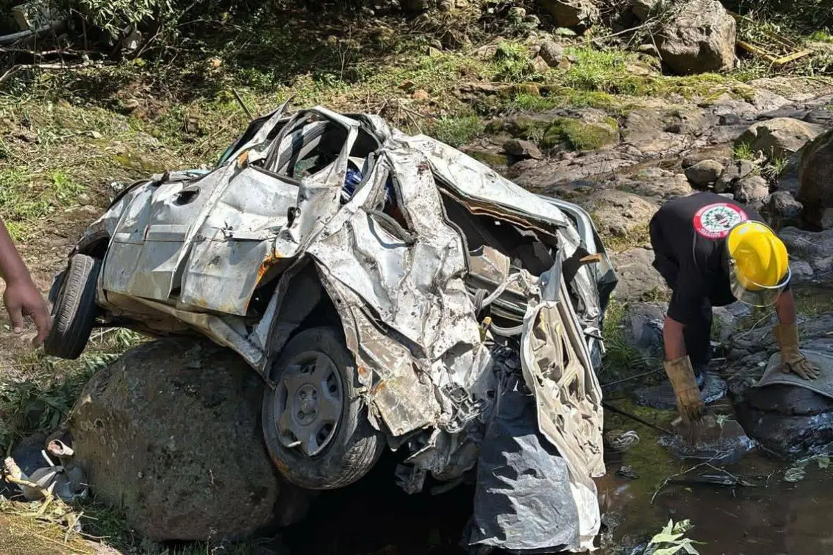 Quién viajaba en el auto que cayó del Puente Totolapa