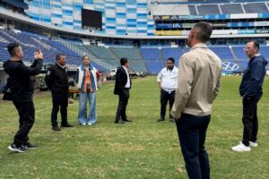 Representantes de Corea del Sur visitan el estadio Cuauhtémoc rumbo al Mundial 2026