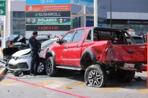 SSP descarta arrancones en accidente múltiple en la Vía Atlixcáyotl