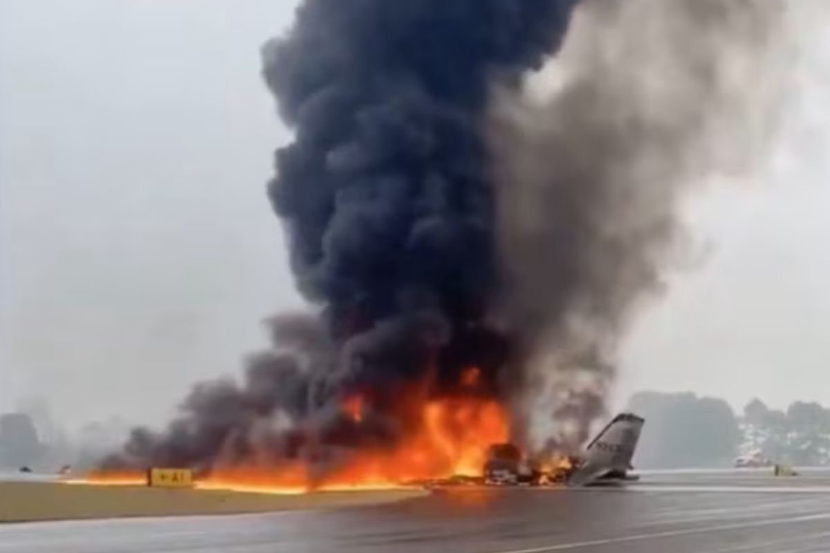 Se desploma jet privado en Carolina del Norte en el Aeropuerto Regional de Statesville