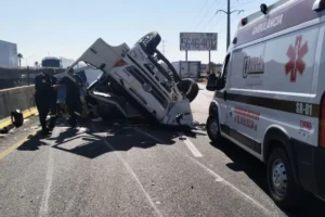 Accidente en la México-Puebla hoy 19 de diciembre