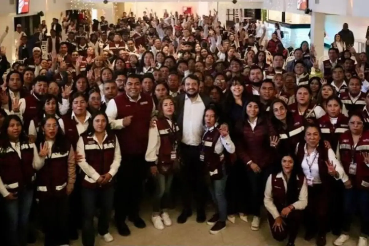 Andrés López Beltrán visita Puebla: se reune con estructuras de Morena