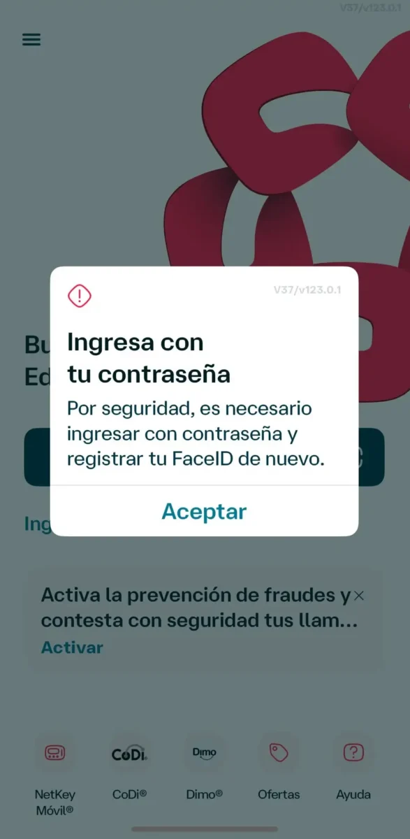 App de Banamex no funciona hoy 16 de diciembre 