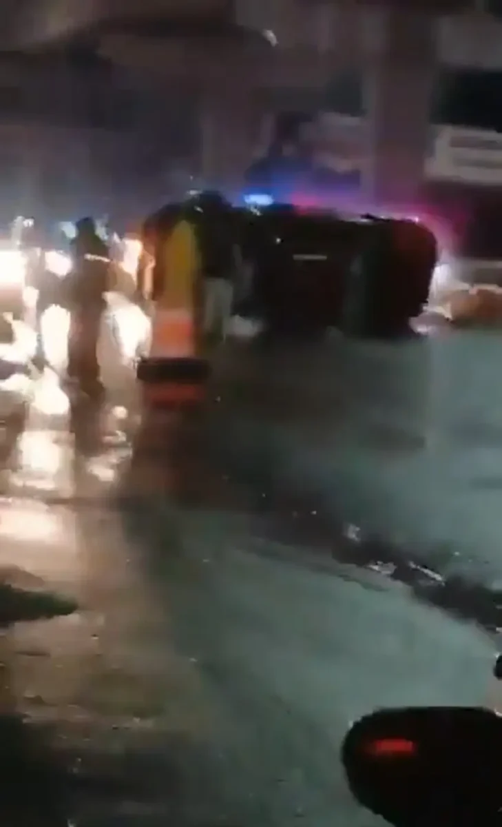 Delincuentes atropellan a familia en puente de La María durante persecución