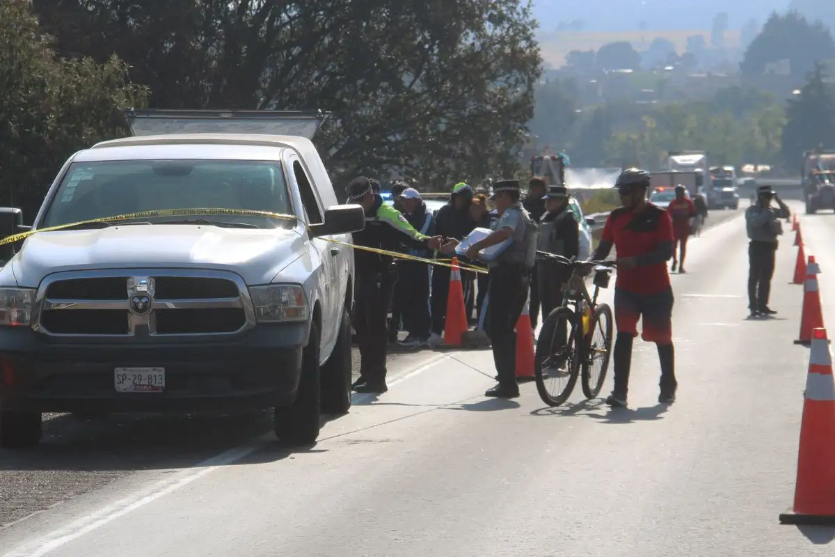 Atropellan a peregrinos en la México-Puebla