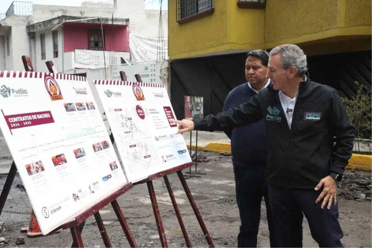 Fortalece Pepe Chedraui Campaña Bacheando Puebla con recursos obtenidos del programa Estaciónate Aquí