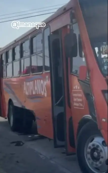 Choque entre motociclista y ruta Altiplanos 