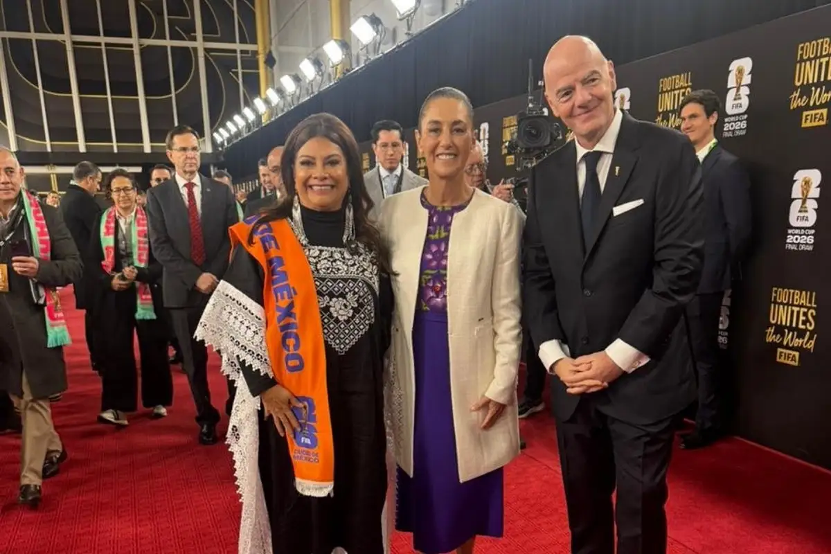Claudia Sheinbaum llega al sorteo del Mundial 2026 e Infantino la recibe