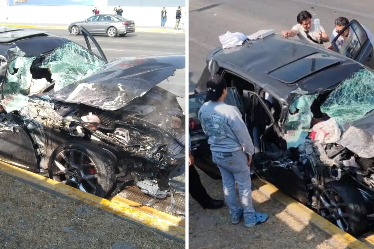 Golf responsable de carambola en la Atlixcáyotl